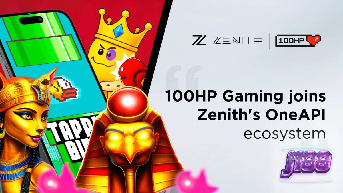 Giao diện trò chơi hiện đại và sống động từ 100HP Gaming trên nền tảng Zenith
